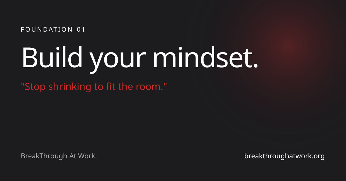 Build your mindset — BreakThrough At Work
